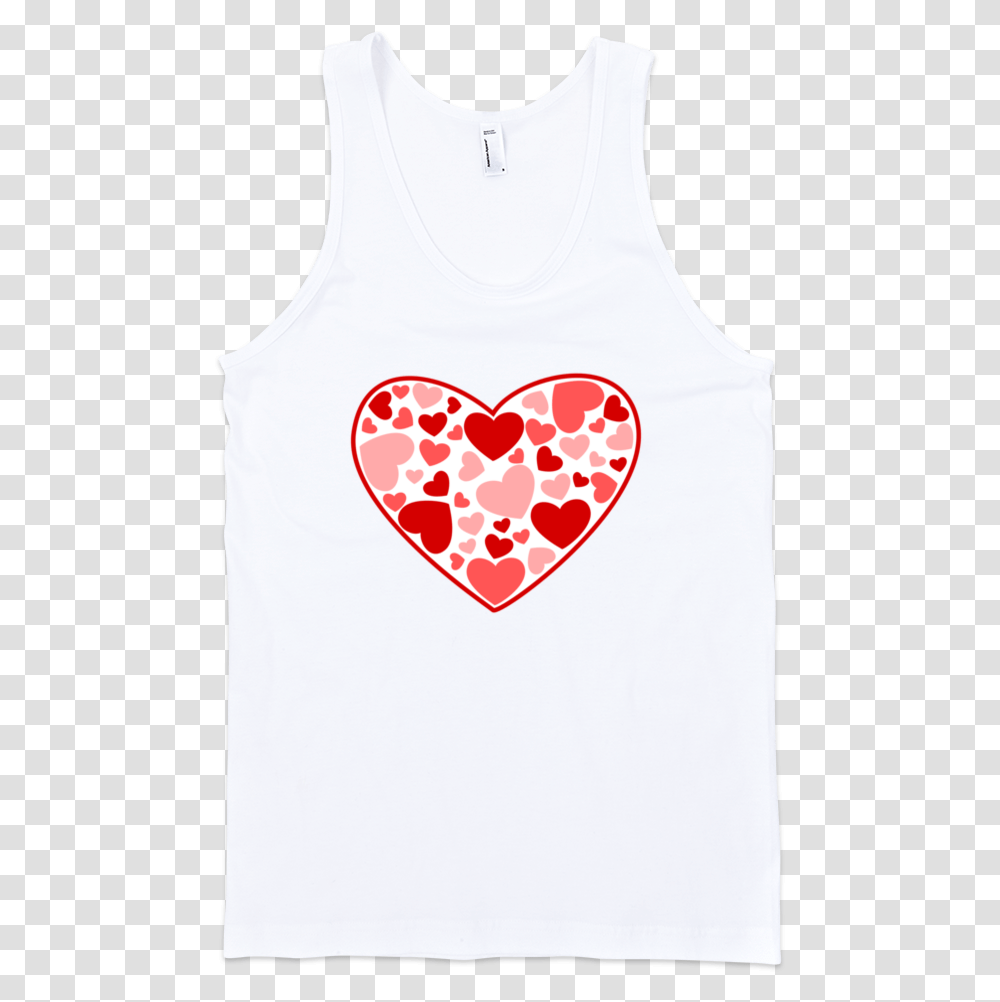 Pink Glitter Active Tank, Apparel, Tank Top, Heart Transparent Png