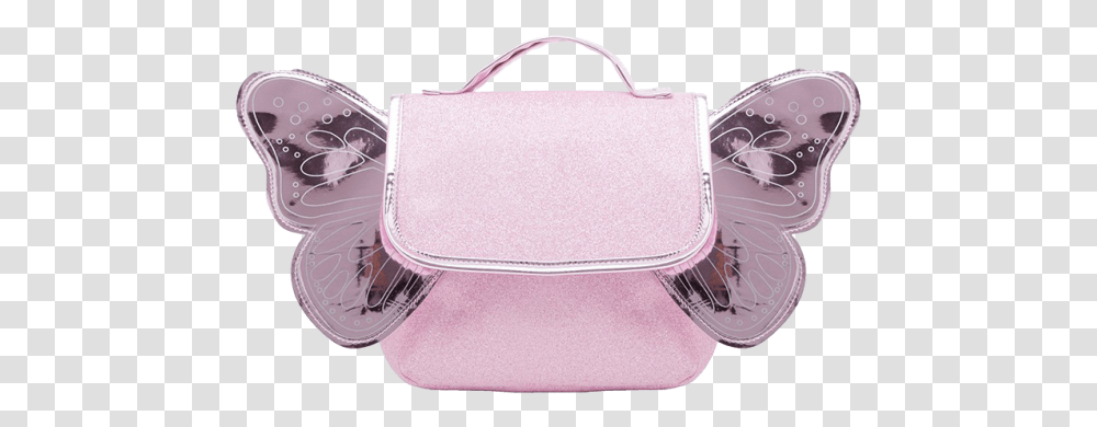 Pink Glitter Butterfly Bag Caramel Cie Backpacks, Handbag, Accessories, Accessory, Purse Transparent Png