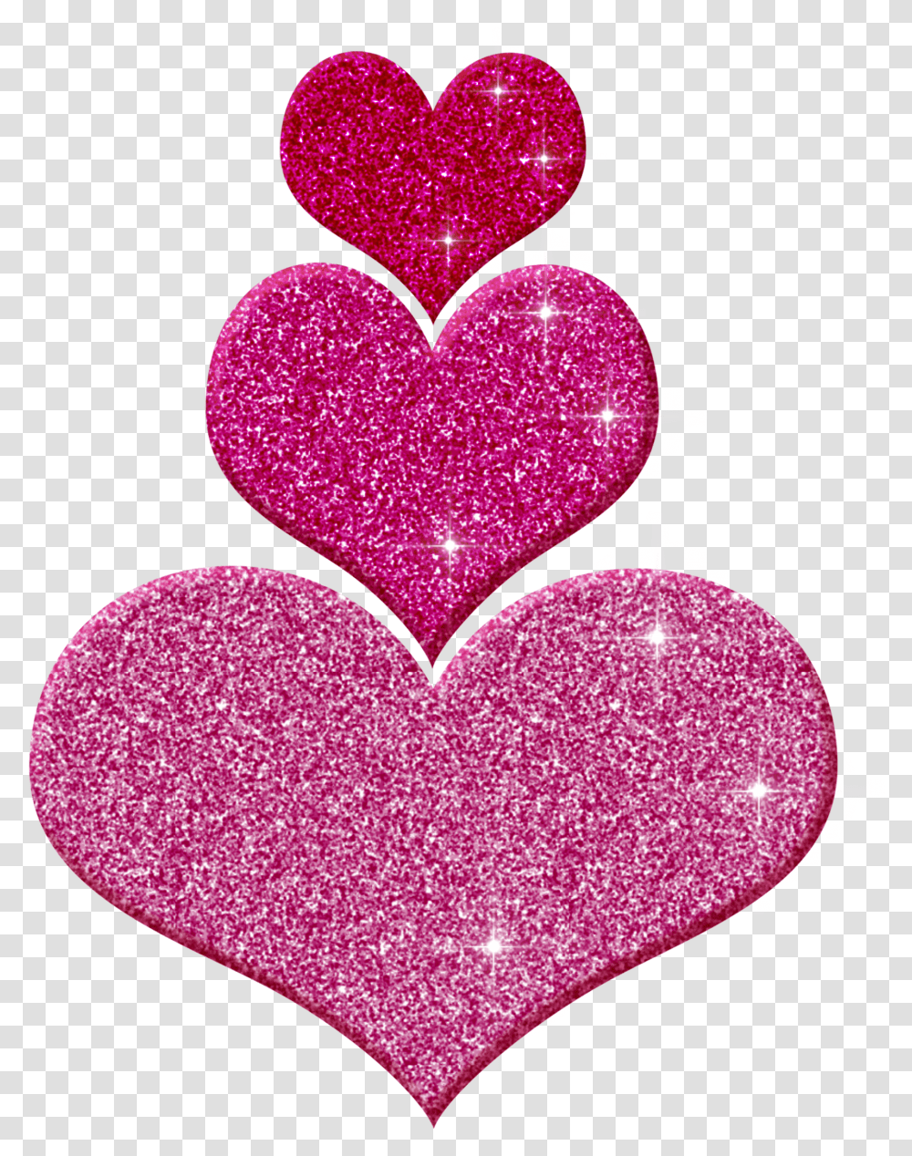 Pink Glitter Hearts Clipart Pink Glitter Heart Clipart, Light Transparent Png