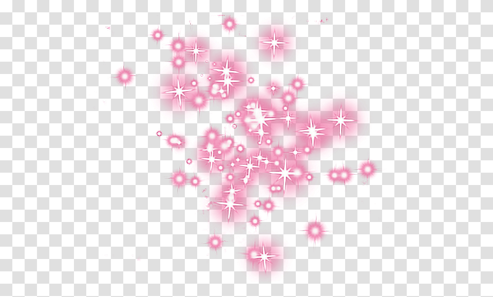Pink Glitter Sparkles Stars Kawaii Cute Pastel, Chandelier, Lamp, Purple Transparent Png