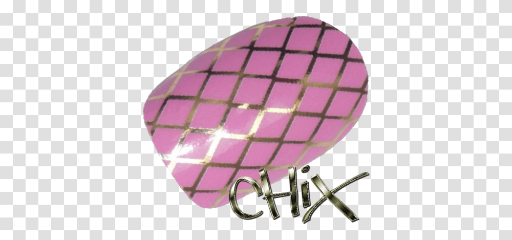 Pink Gold Chrome Fishnet Nail, Cushion, Plectrum, Tartan, Purple Transparent Png