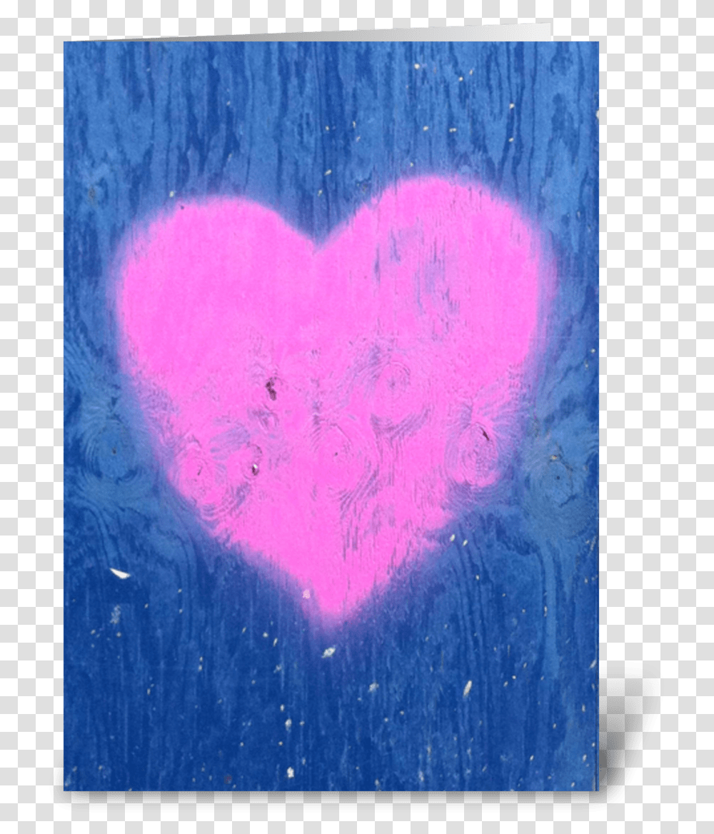 Pink Graffiti Heart On Wall Heart, Canvas, Bear, Wildlife, Mammal Transparent Png