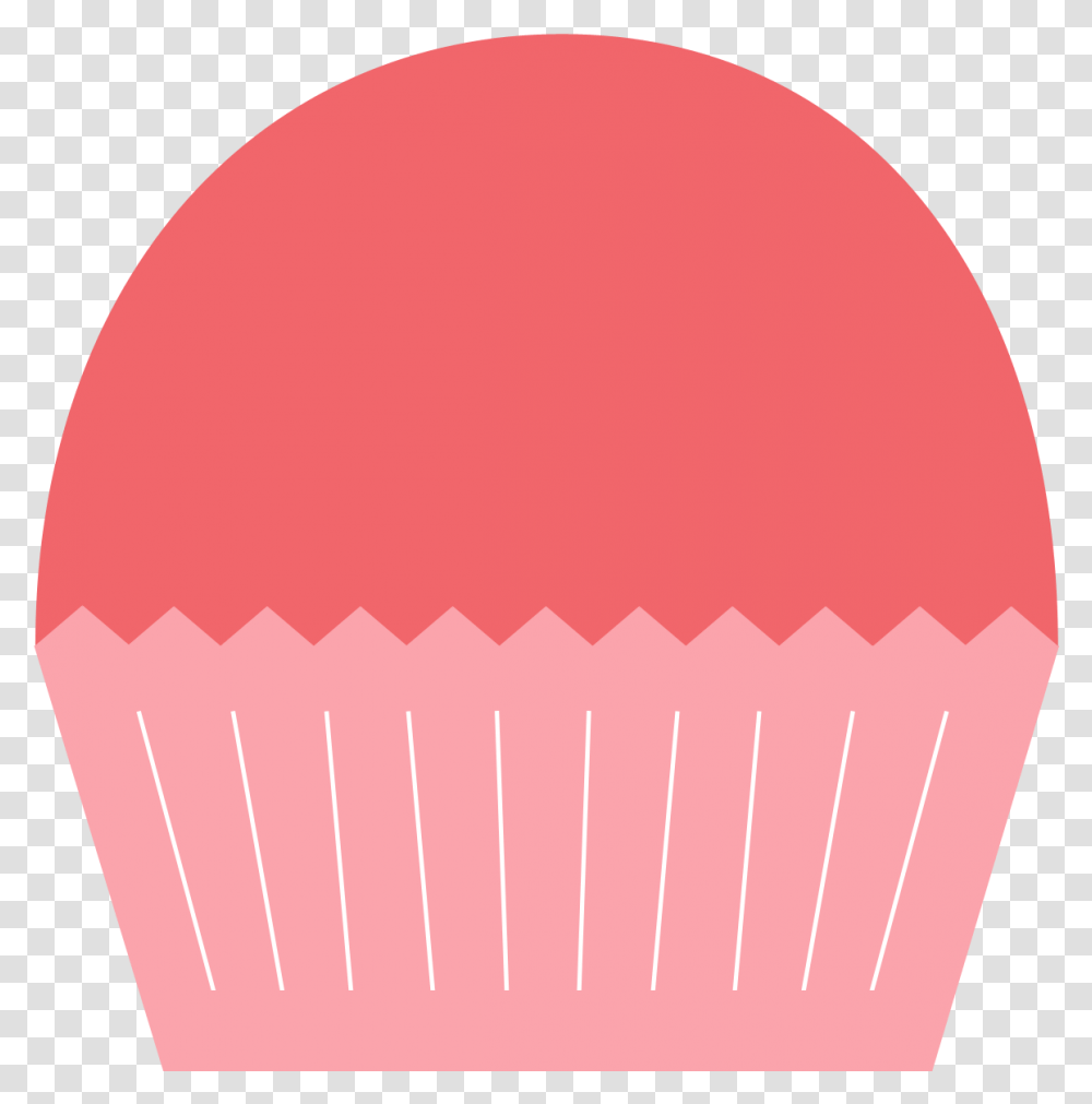 Pink Grapefruit Cupcake Clipart Cupcake Without Icing Clipart, Cream, Dessert, Food, Creme Transparent Png