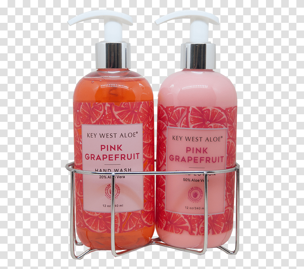 Pink Grapefruit Sink Duo Hand Lotion Made With 50 Liquid Hand Soap, Bottle, Cosmetics, Plant, Perfume Transparent Png
