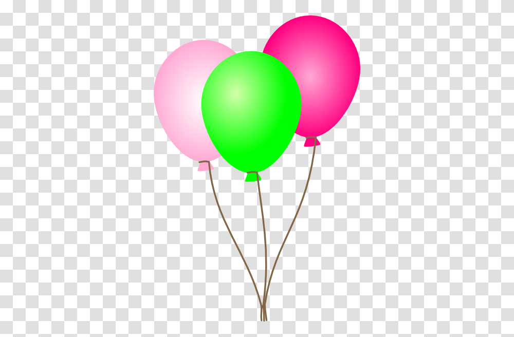 Pink Green Balloons Clip Art Transparent Png