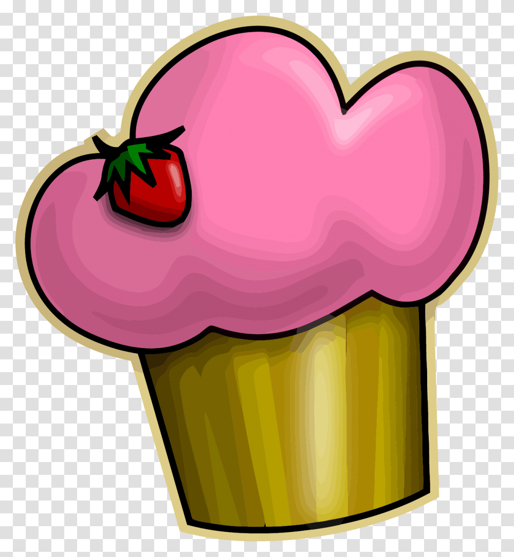 Pink Green Cupcake Clipart Cartoon Cupcakes Clipart, Cream, Dessert, Food, Creme Transparent Png