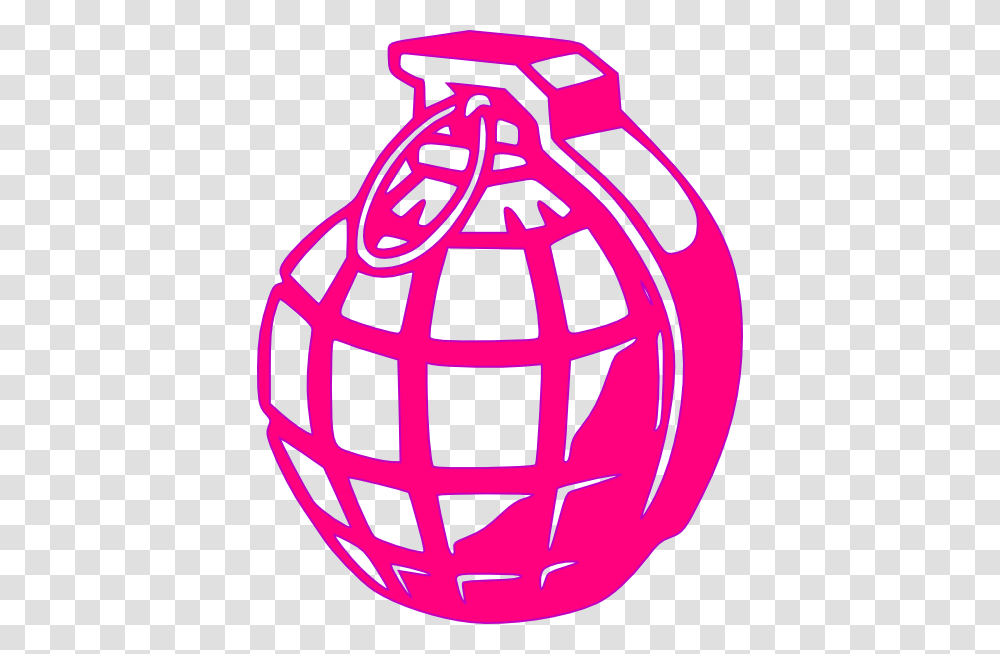 Pink Grenade Clip Art, Bomb, Weapon, Weaponry, Outer Space Transparent Png