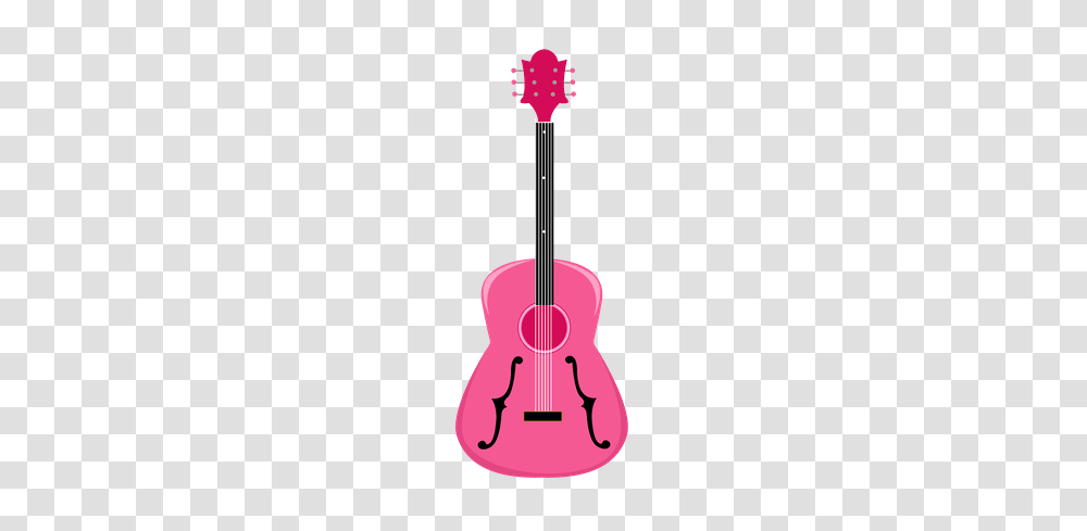 Pink Guitar Westerncowboy Cowgirl Clipart Cowboy Party, Musical Instrument, Cello, Shovel, Tool Transparent Png