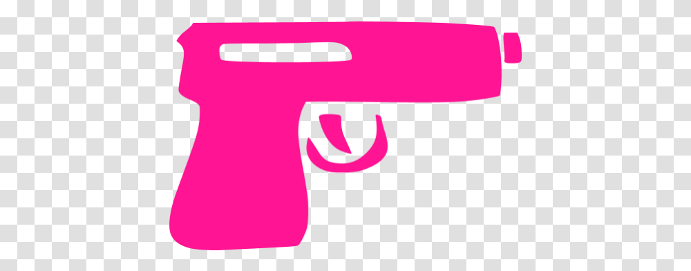 Pink Gun Cliparts Images Gun Icon Jpg, Label, Text, Logo, Symbol Transparent Png