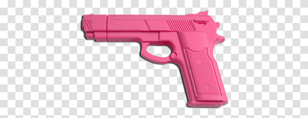 Pink Gun Glock Guns Suicidal Glock19 Pink Fake Pistol, Weapon, Weaponry, Handgun Transparent Png
