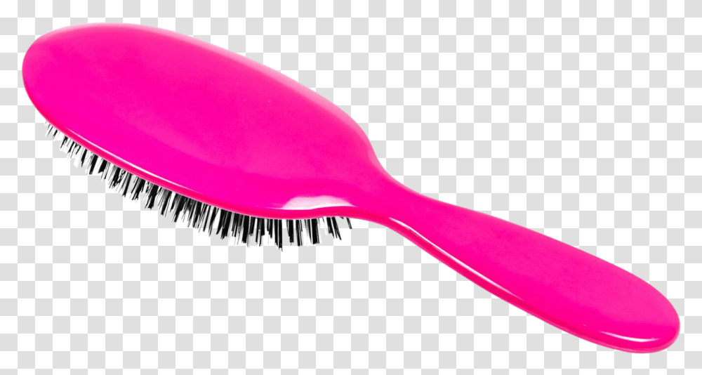 Pink Hair Brush Pink Hair Brush, Tool, Toothbrush, Spoon, Cutlery Transparent Png
