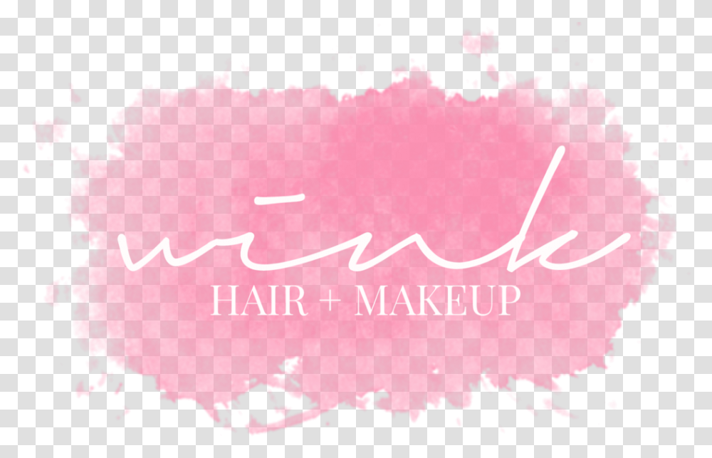Pink Hair Calligraphy, Poster, Advertisement Transparent Png
