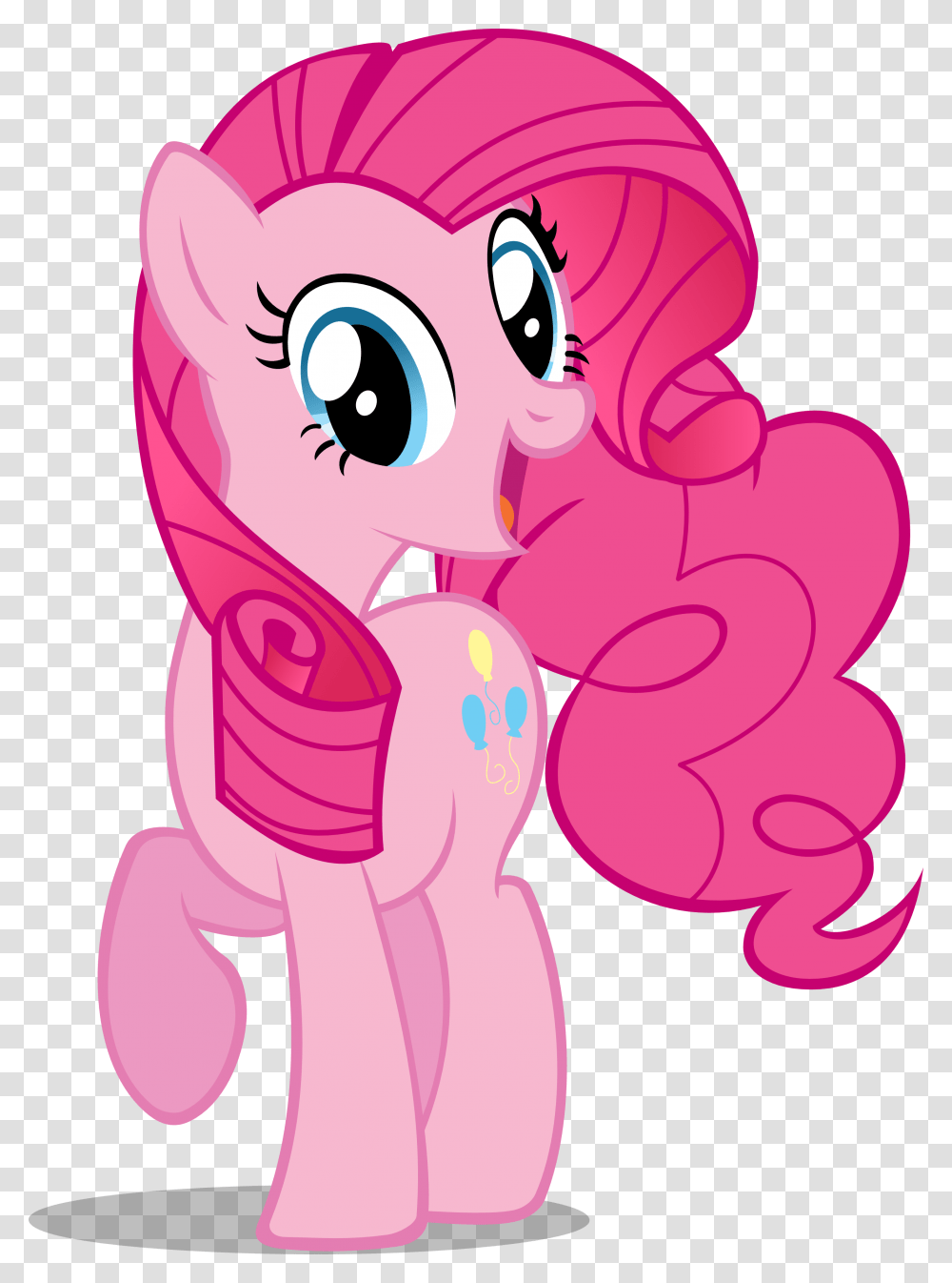 Pink Hair Clipart Clear Background Pinkie Pie My Little Pony Rarity, Purple, Heart Transparent Png