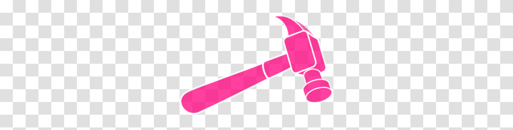 Pink Hammer Clip Art, Tool, Mallet Transparent Png