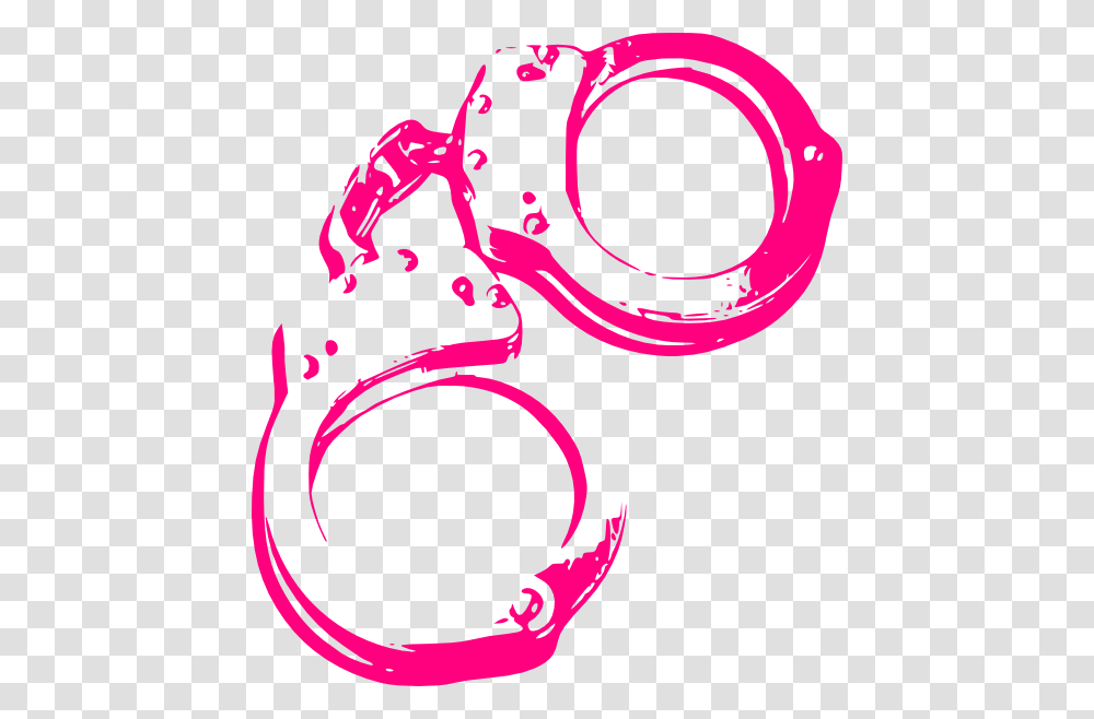 Pink Handcuffs Clip Art, Logo, Trademark Transparent Png