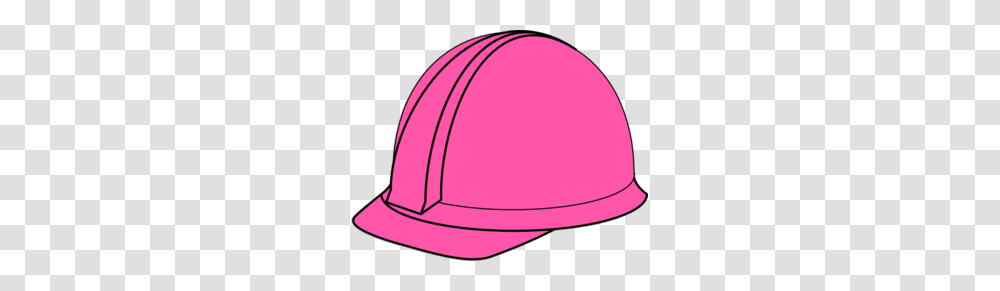 Pink Hard Hat Clip Art, Apparel, Hardhat, Helmet Transparent Png