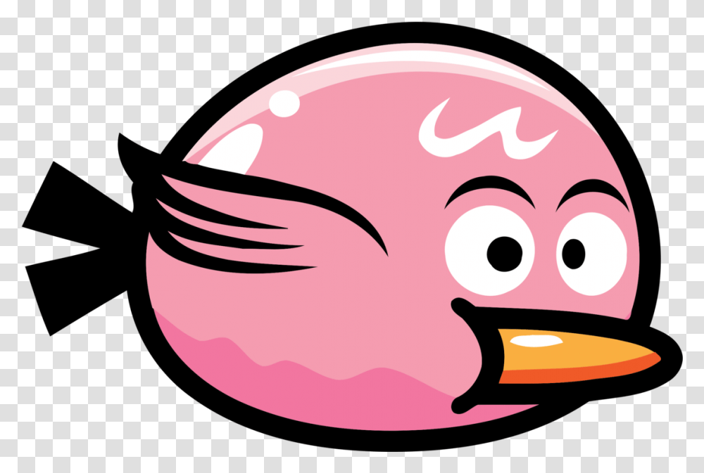 Pink Head Cheek Clipart Flappy Bird, Clothing, Apparel Transparent Png