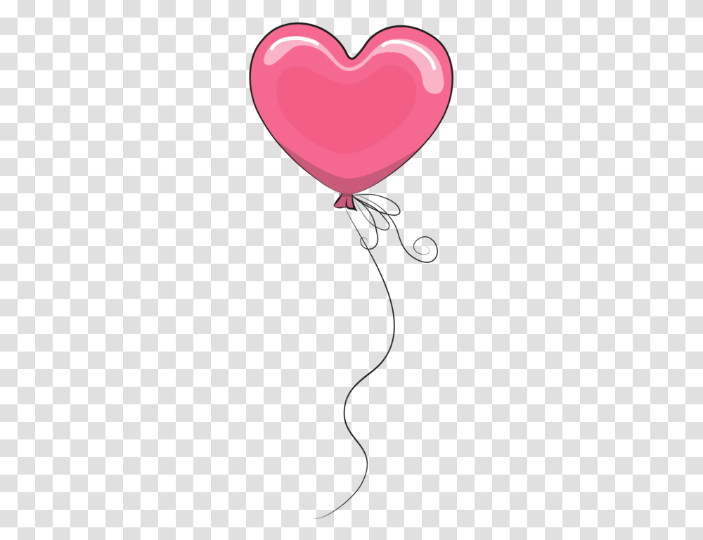 Pink Heart Balloon, Lamp, Hat, Apparel Transparent Png