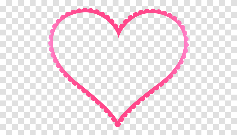 Pink Heart Border Frame Clip Gallery, Rug Transparent Png