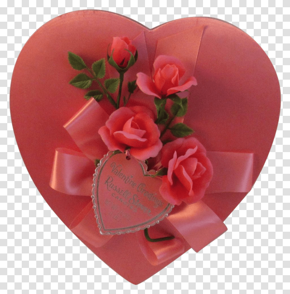 Pink Heart Box Chocolate, Rose, Flower, Plant, Blossom Transparent Png