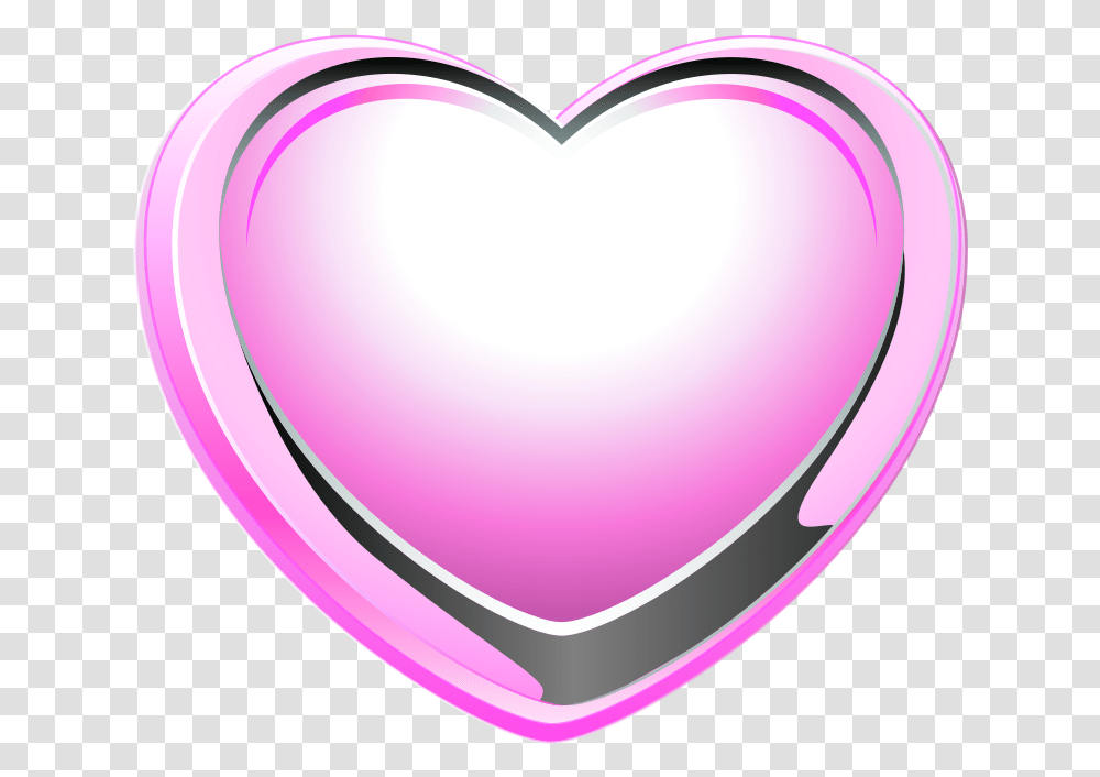 Pink Heart Clip Arts For Web Clip Arts Free Gambar Hati Pink, Lamp, Purple, Cushion, Rose Transparent Png