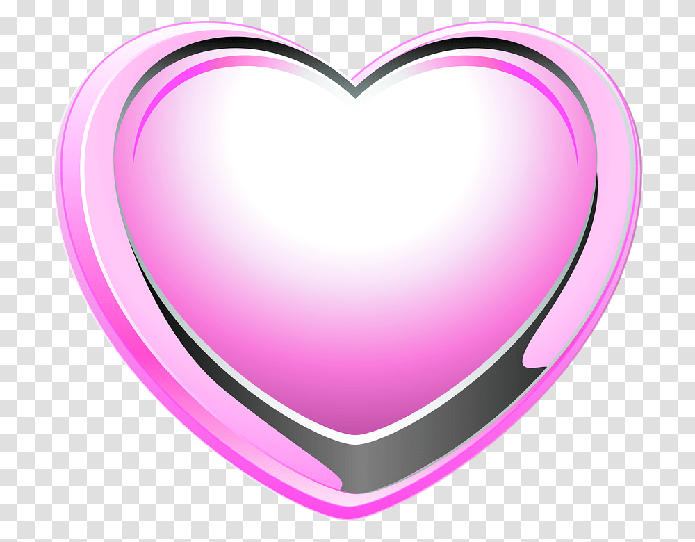 Pink Heart Clipart Big Pink Heart, Lamp, Purple, Cushion Transparent Png