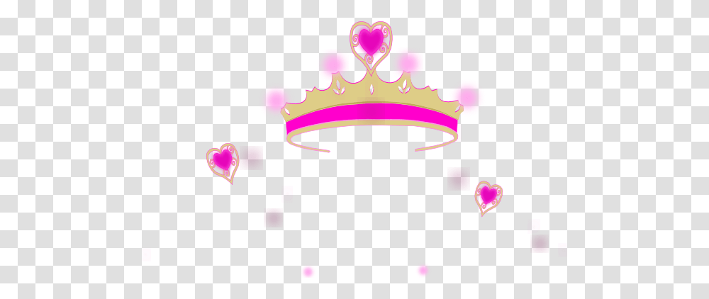 Pink Heart Crown Clip Art, Paper, Confetti, Floral Design Transparent Png