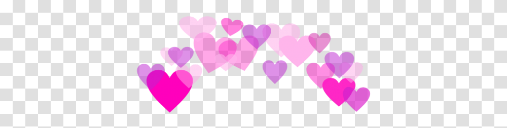 Pink Heart Crown, Purple, Rubber Eraser Transparent Png