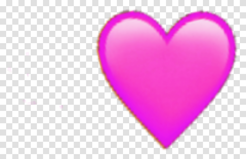 Pink Heart Emoji Iphone Sticker Heart, Balloon, Pillow, Cushion, Dating Transparent Png