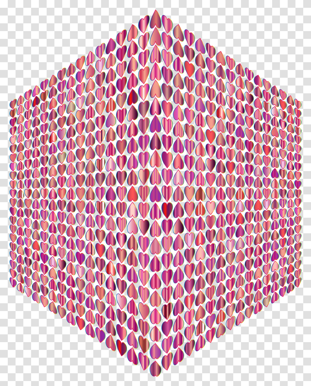 Pink Heart Emoji, Rug, Sphere, Pattern, Honeycomb Transparent Png