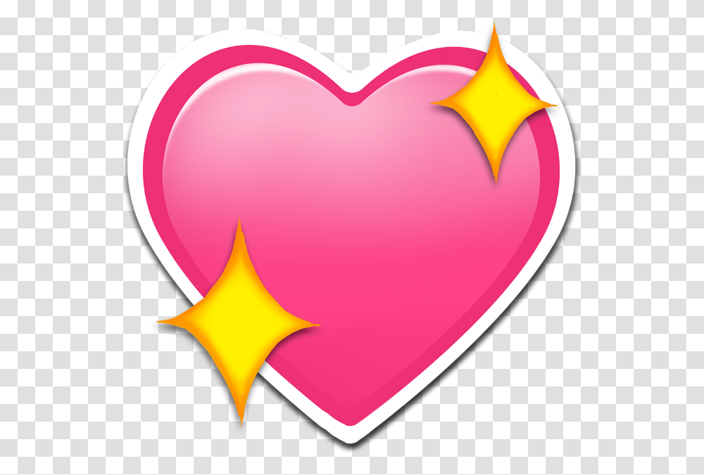 Pink Heart Emoji Sparkle Cute Overlay Overlaysticker Octubre Para Whatsapp Bonitas Transparent Png