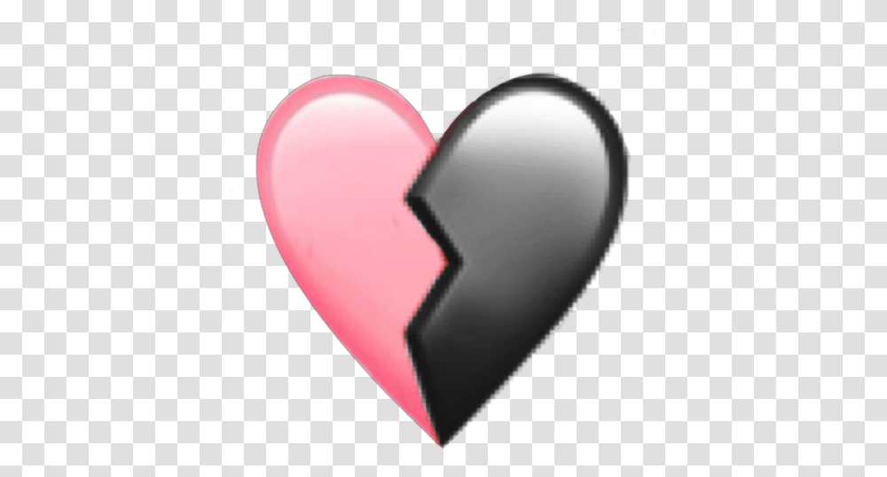 Pink Heart Hearts Black Pinkheart Black And Pink Heart, Cushion, Light Transparent Png