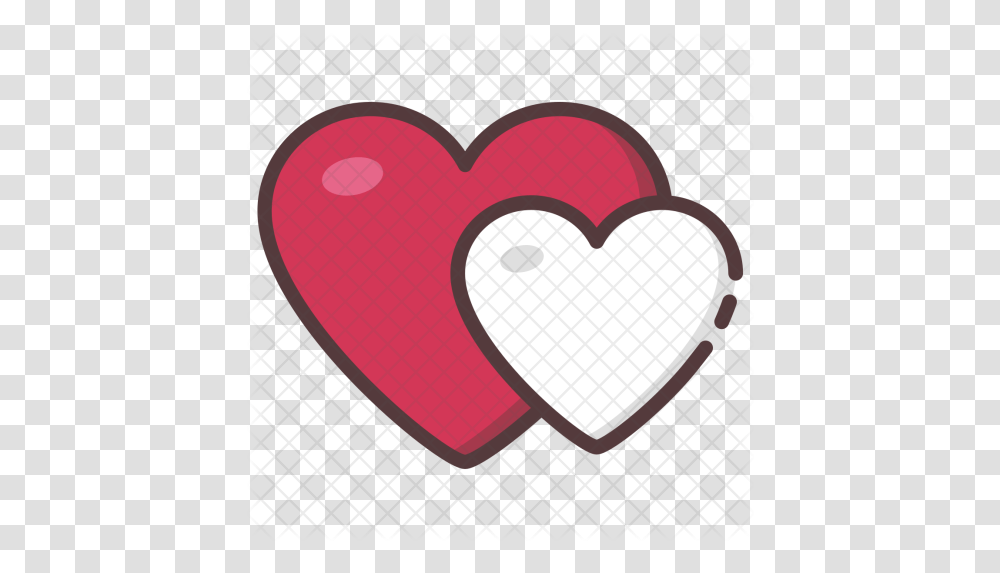 Pink Heart Icon 68645 Free Icons Library Love Icon Free, Cushion Transparent Png