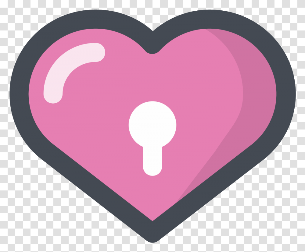 Pink Heart Icon Love Icon Pink, Pillow, Cushion, Security, Mat Transparent Png