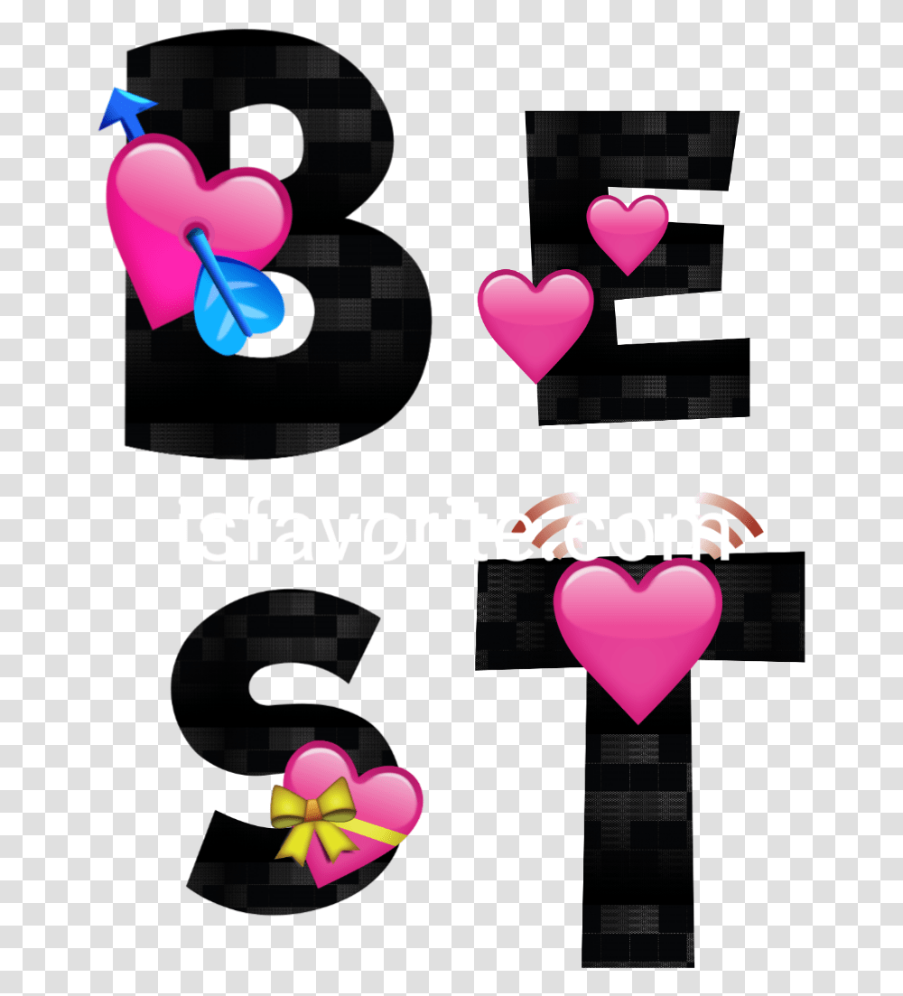 Pink Heart Letters Heart, Dating Transparent Png