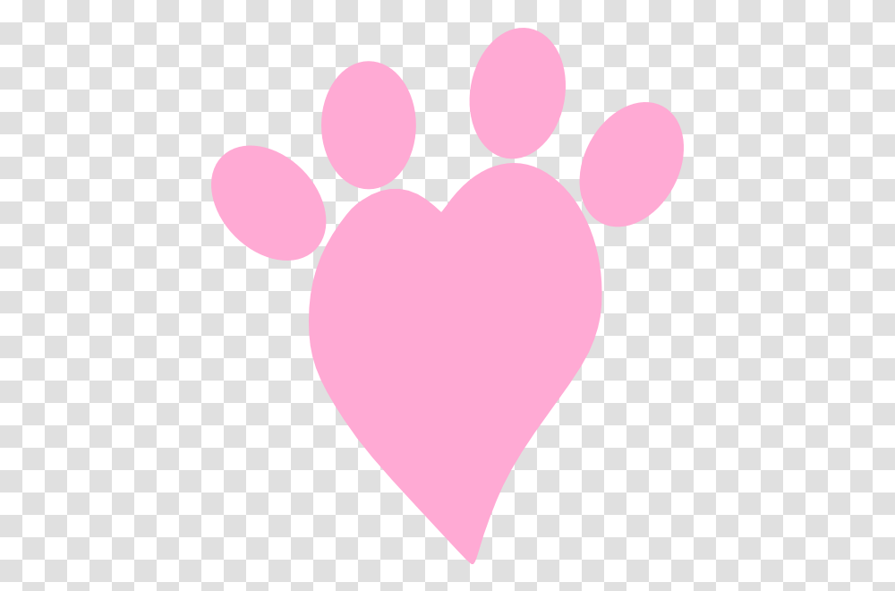 Pink Heart Paw Clip Arts For Web Clip Arts Free Pink Heart Paw Print, Balloon, Footprint Transparent Png