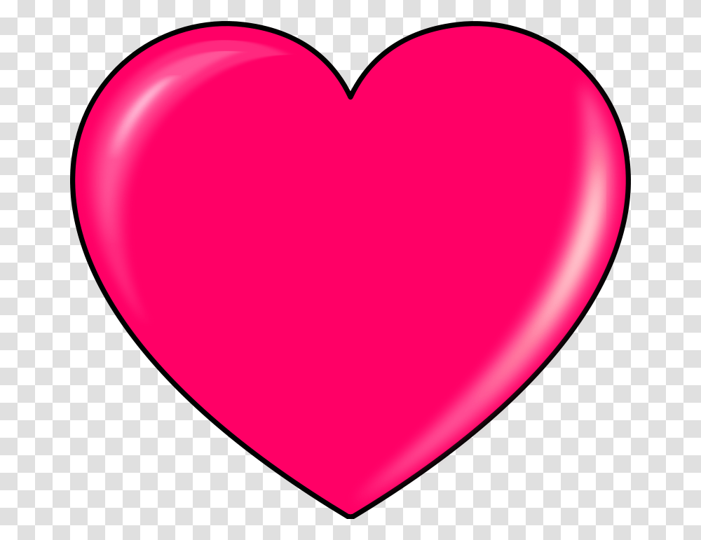 Pink Heart Picture Group With Items, Balloon Transparent Png