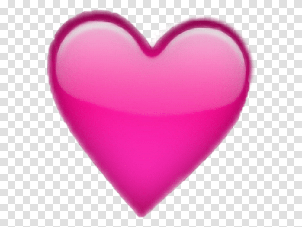 Pink Heart Whatsapp Iphone Emoji Pinkheart Rosa, Balloon, Cushion, Pillow Transparent Png
