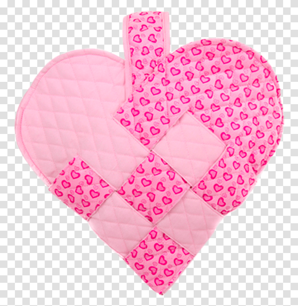 Pink Hearts Heart Stocking Patchwork, Sweets, Food, Confectionery, Cushion Transparent Png
