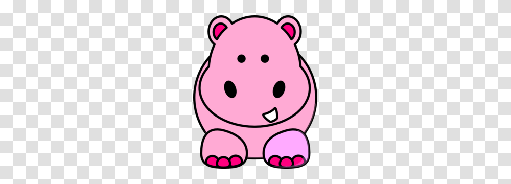 Pink Hippo Clip Art For Web, Giant Panda, Bear, Wildlife, Mammal Transparent Png