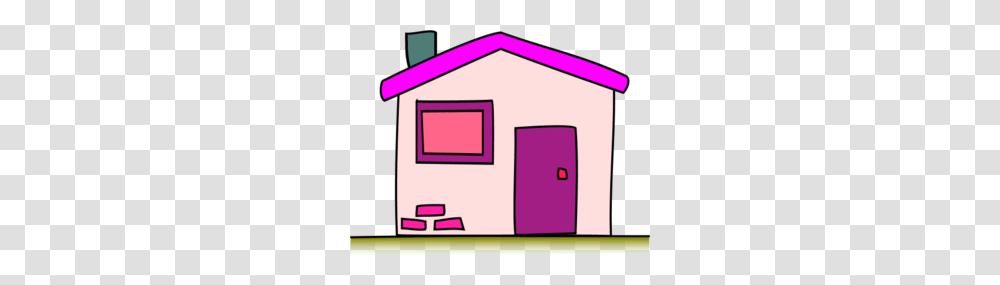 Pink House Clip Art, Housing, Building, Mailbox, First Aid Transparent Png