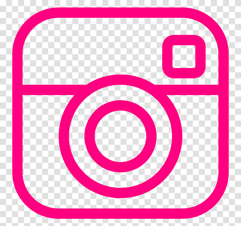 Pink Instagram Logo Instagram Icon Blue, Electronics, Camera, Digital Camera Transparent Png