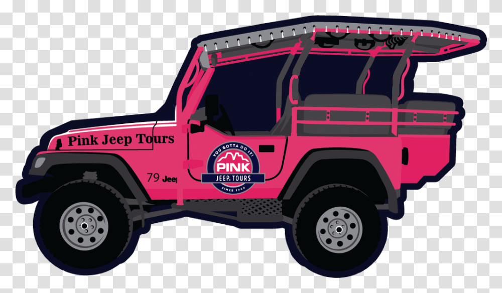 Pink Jeep Tours, Fire Truck, Vehicle, Transportation, Car Transparent Png