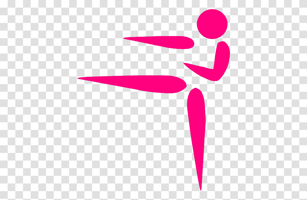 Pink Karate Clip Art, Logo, Trademark Transparent Png