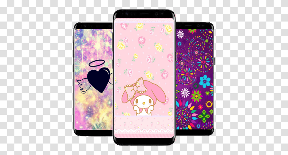 Pink Kawaii Wallpapers Iphone, Mobile Phone, Electronics, Cell Phone, Text Transparent Png