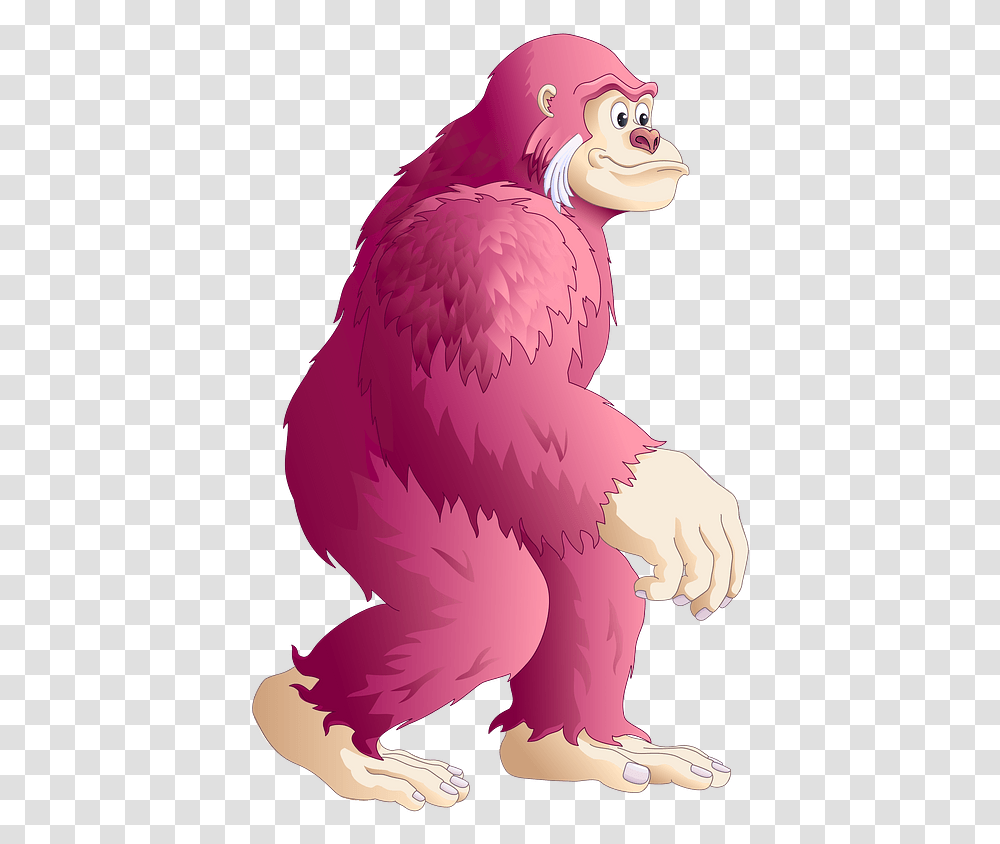 Pink King Kong Clipart King Khong, Clothing, Bird, Animal, Vulture Transparent Png