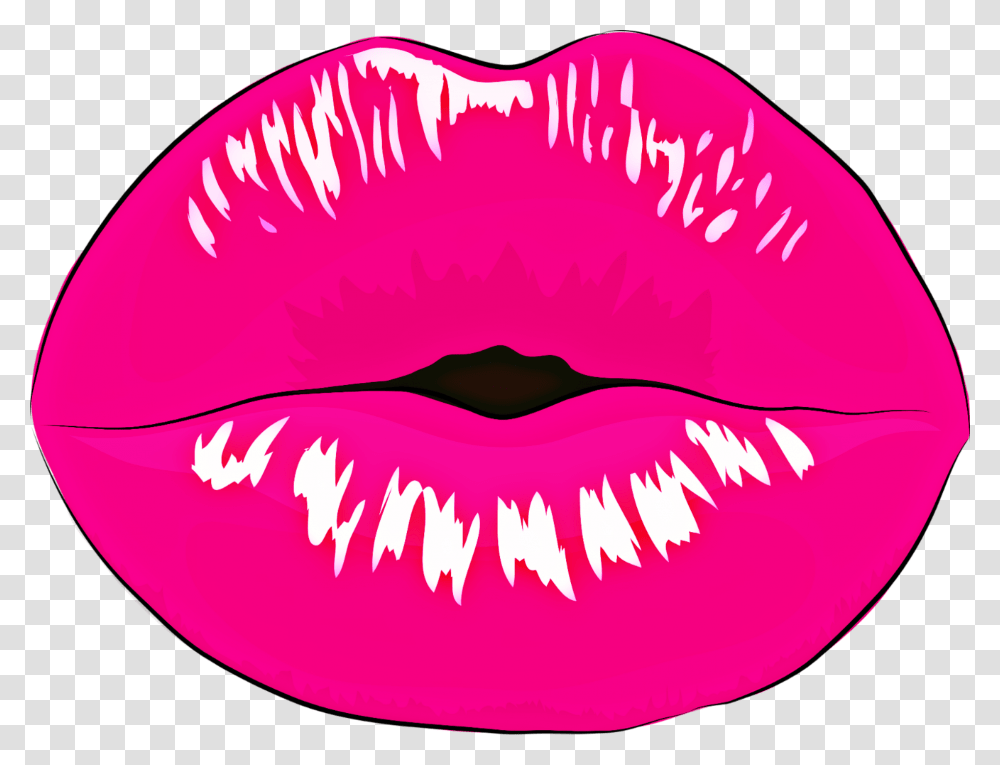 Pink Kiss Lips Remixit, Mouth, Tongue, Purple, Teeth Transparent Png