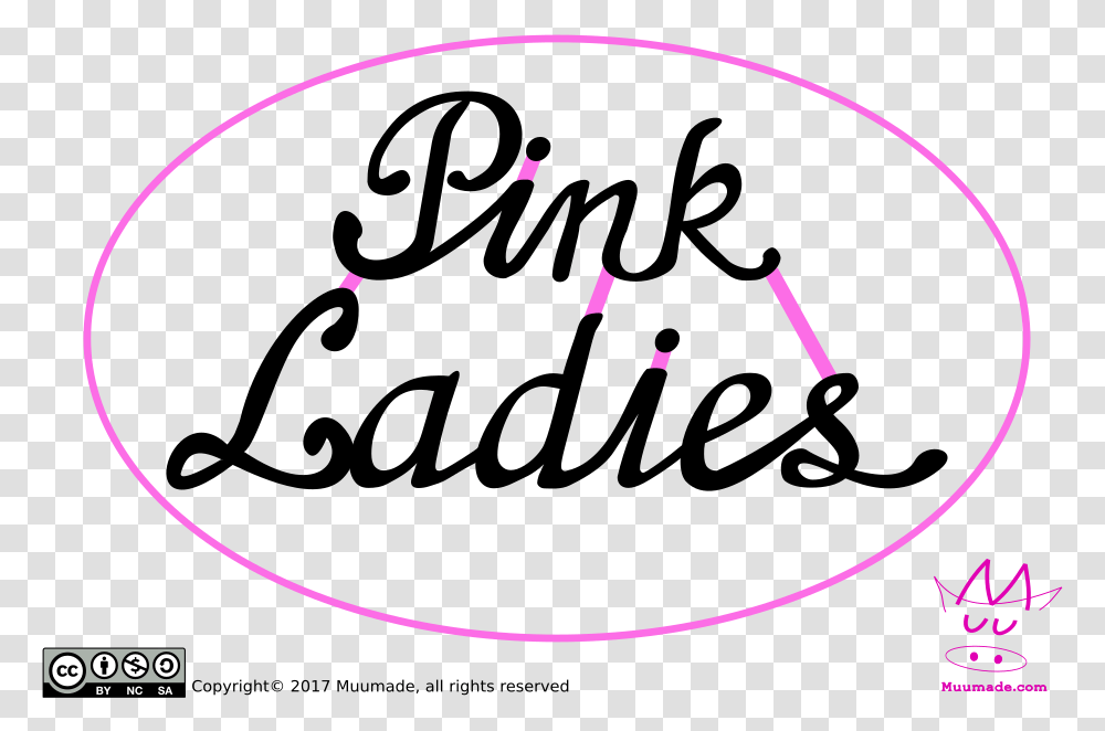 Pink Ladies Grease Logo Download Clipart Download Pink Ladies Grease, Gauge, Tachometer, Oval Transparent Png