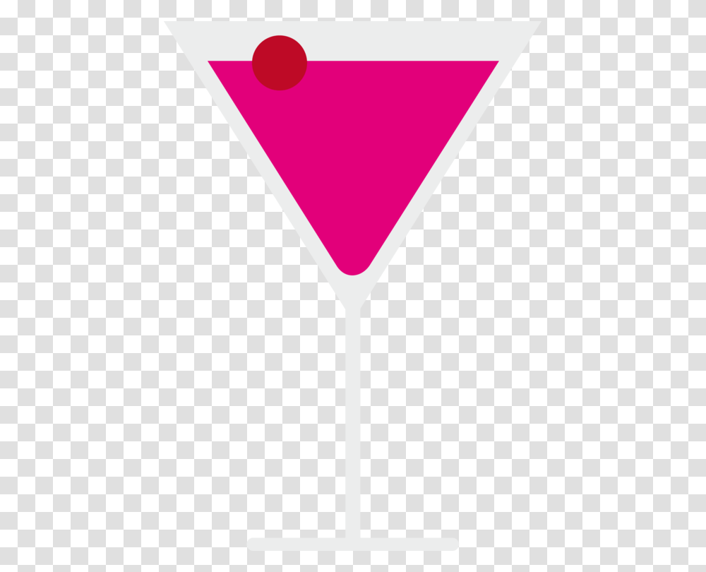 Pink Lady Cocktail Martini Cosmopolitan Vodka, Triangle Transparent Png