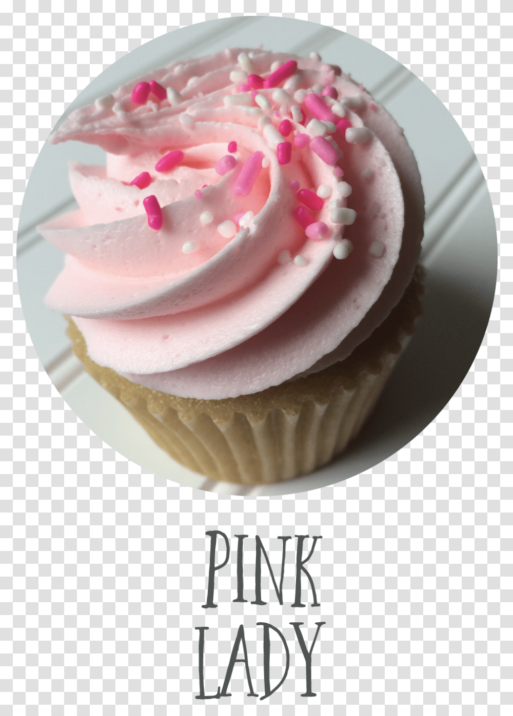 Pink Lady Cupcake, Cream, Dessert, Food, Creme Transparent Png